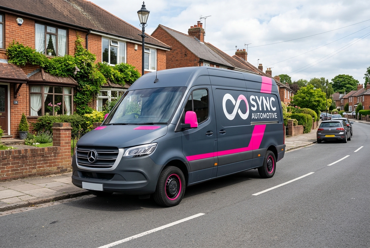 Sync Automotive sign-written locksmith van